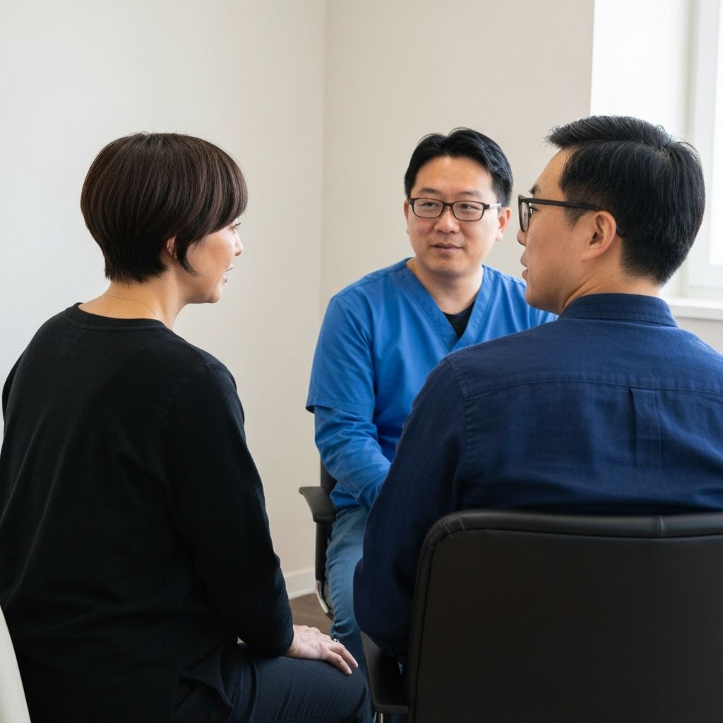 Conversación informativa en ambiente neutral